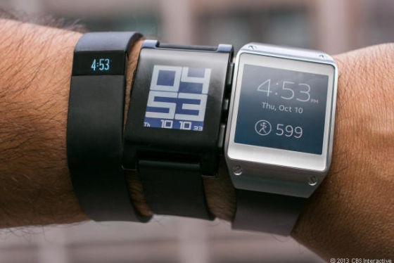 Fitbit Force�\������Pebble�����ֱ�������Galaxy Note�����ֱ�